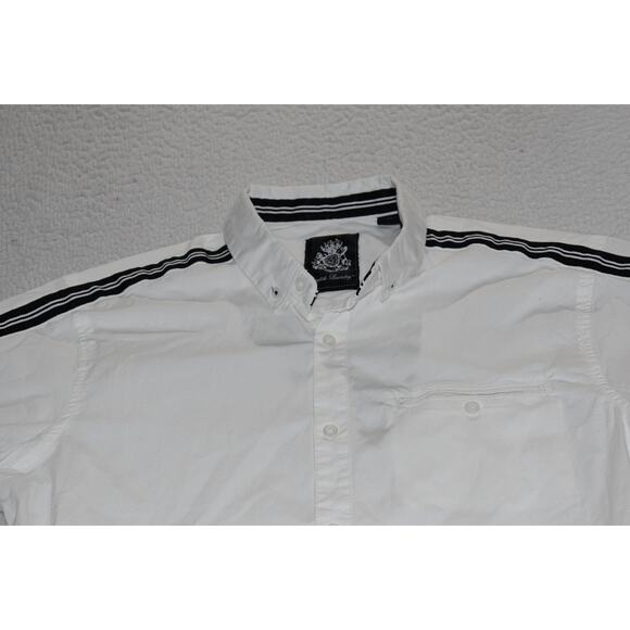 English Laundry Shirt Mens Size Large Stretch Christopher Wicks White - Picture 6 of 8